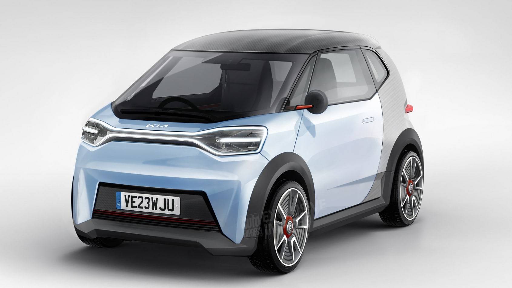 aria-label="Kia small electric car render"