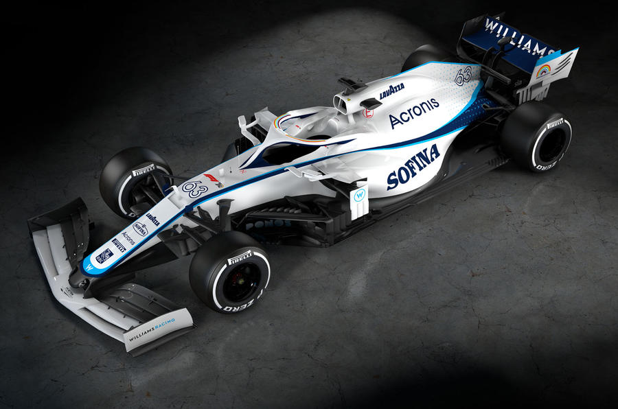 2020 williams f1 livery official images aerial