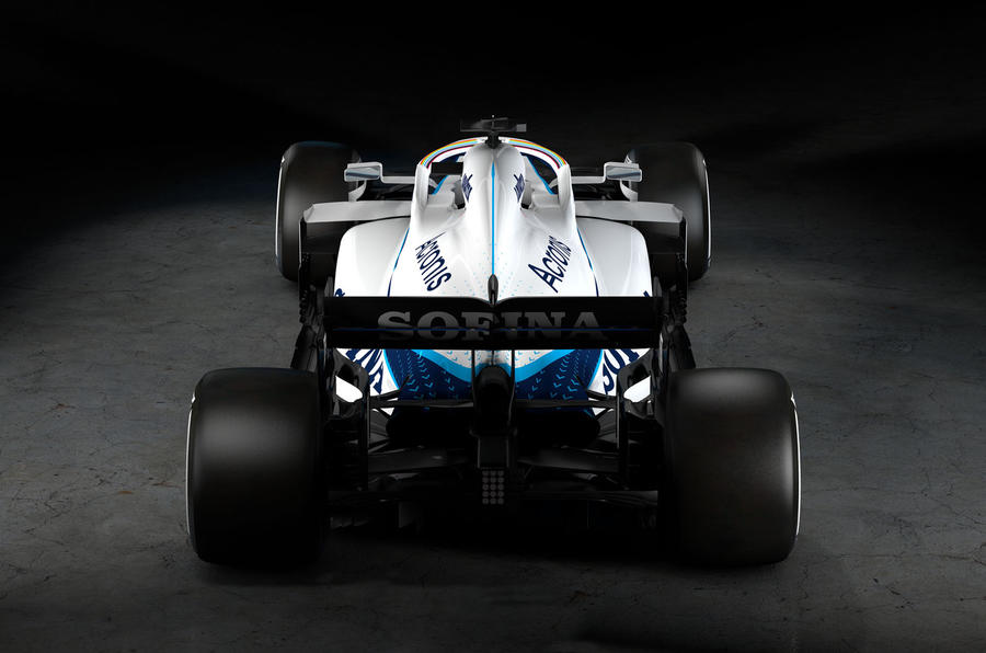2020 williams f1 livery official images rear