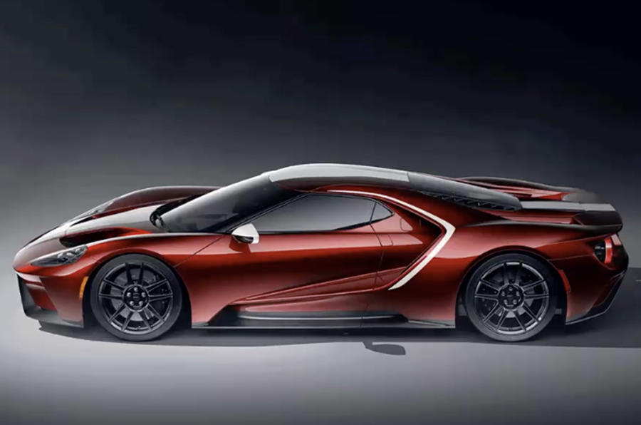 aria-label="1 ford gt 2021 new colour scheme red"