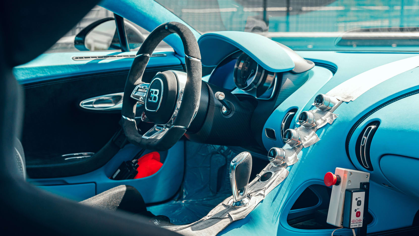 aria-label="Bugatti Chiron Pur Sport testing 11"