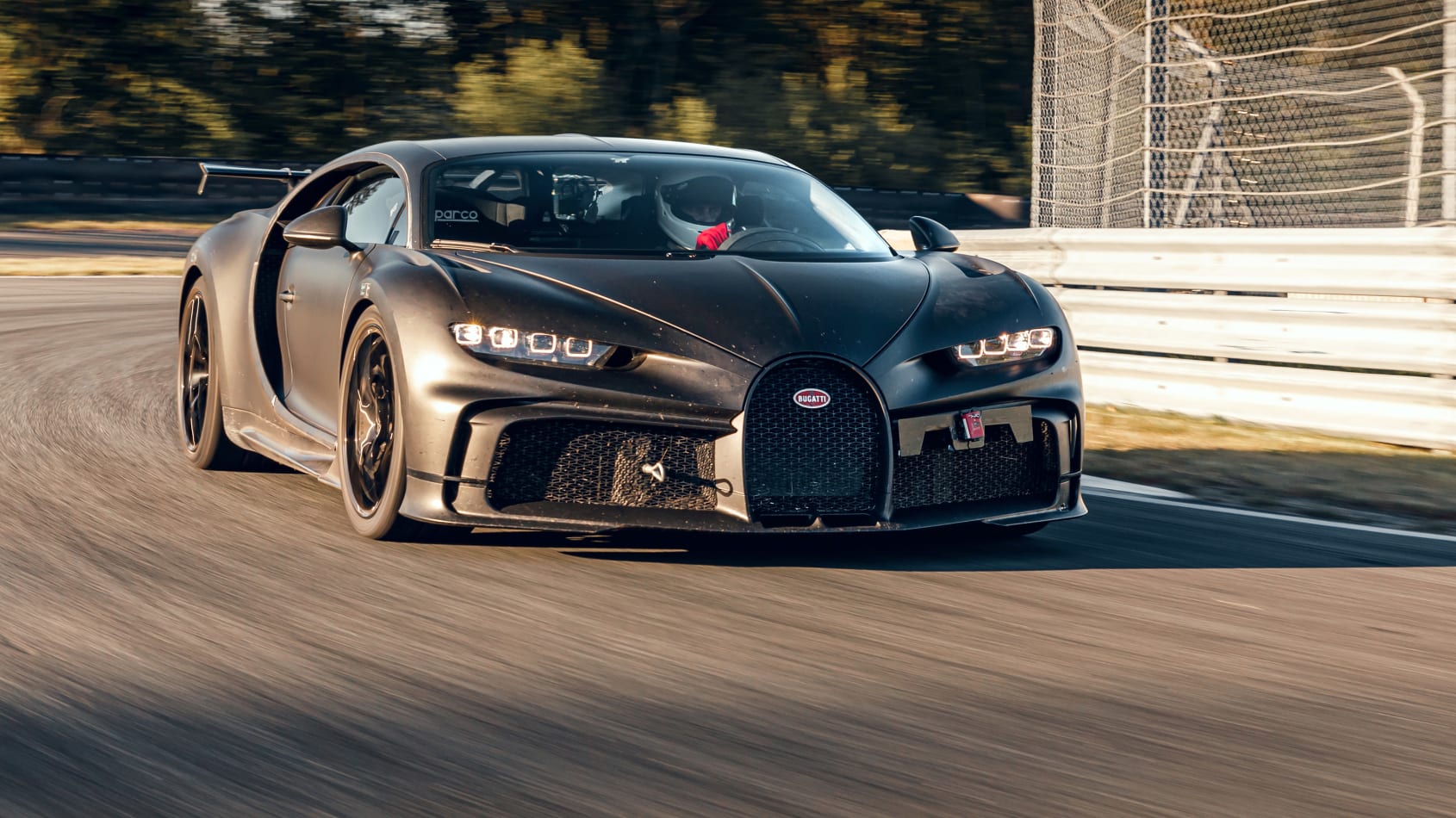 aria-label="Bugatti Chiron Pur Sport testing 16"