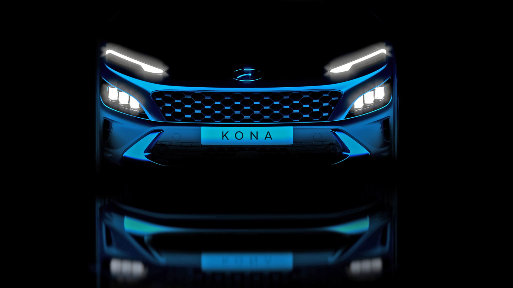 Hyundai Kona 2020 facelift teaser 2