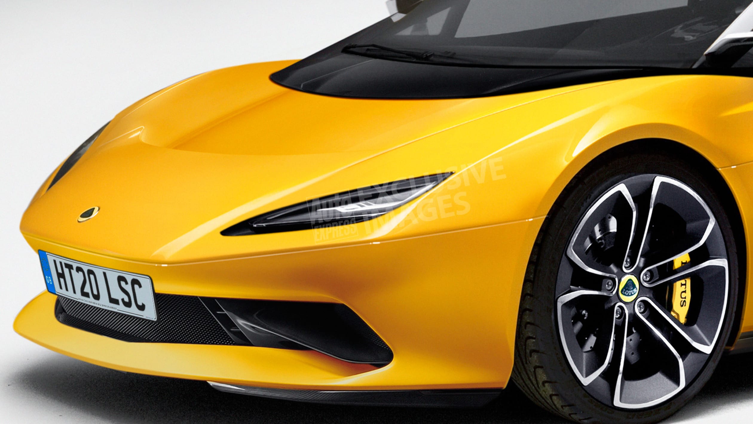 aria-label="lotus sports car front detail watermarked"