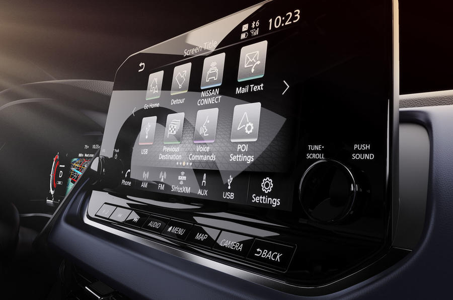 aria-label="97 2021 nissan qashqai official preview infotainment"