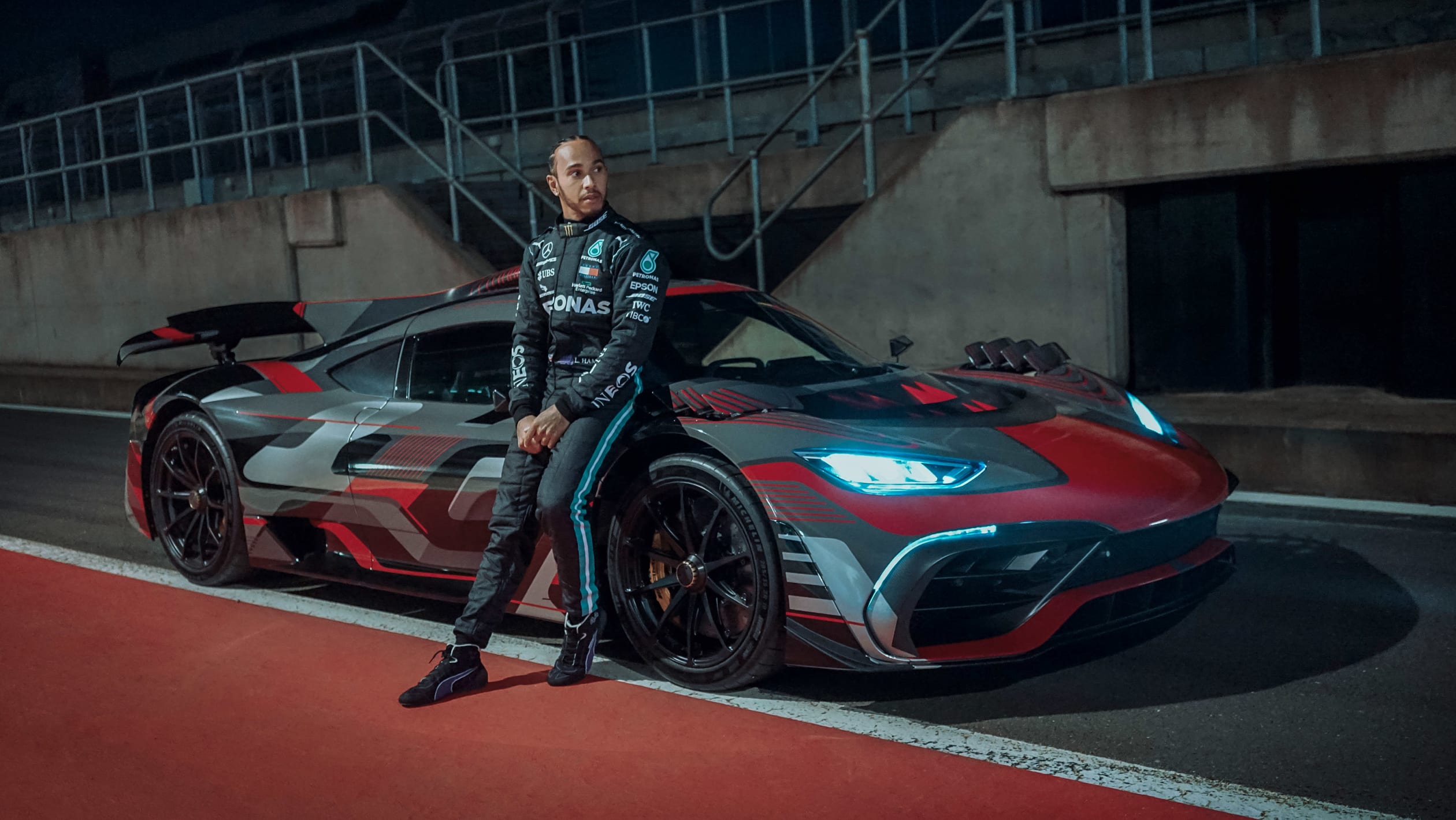 aria-label="Mercedes AMG Project One Lewis Hamilton 6"