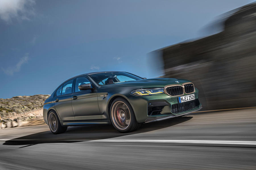 87 bmw m5 cs 2021 official reveal on road front 0