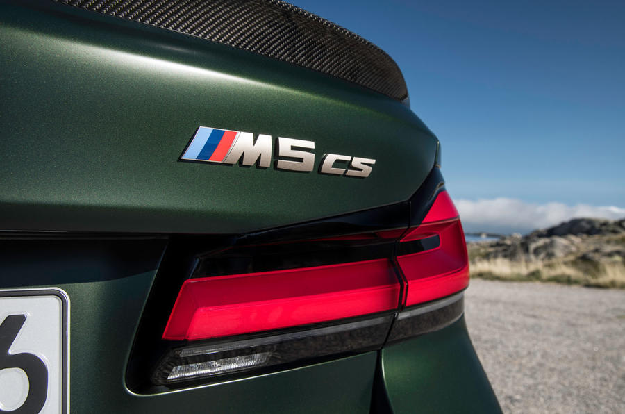 94 bmw m5 cs 2021 official reveal rear badge