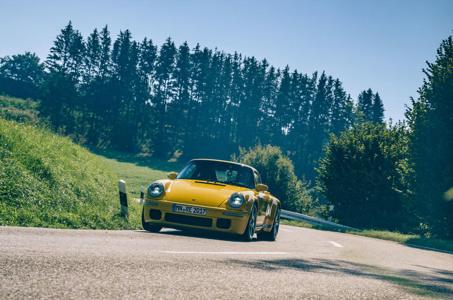 aria-label="19 ruf ctr 2020 first drive review cornering front"