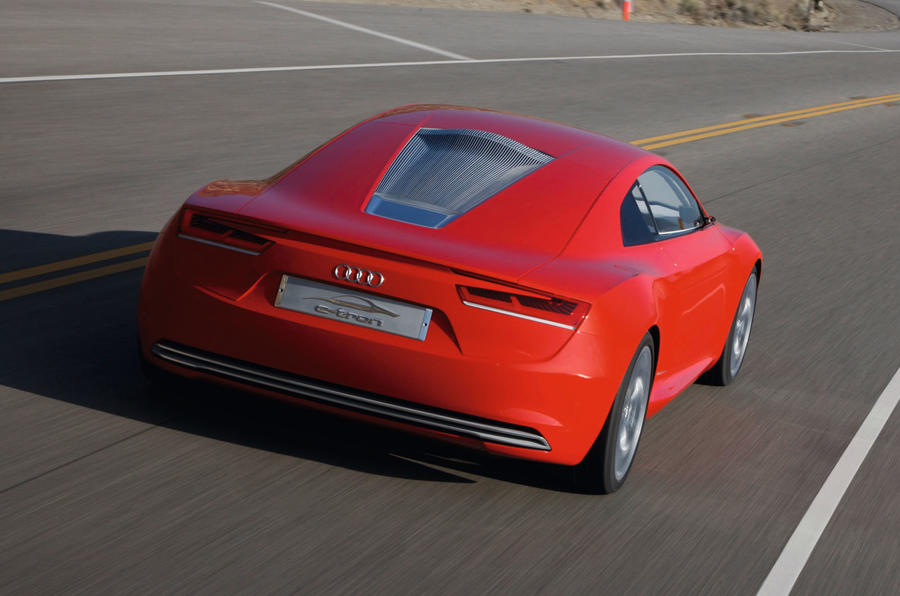 aria-label="3 audi e tron concept 2010 official images dynamic rear"