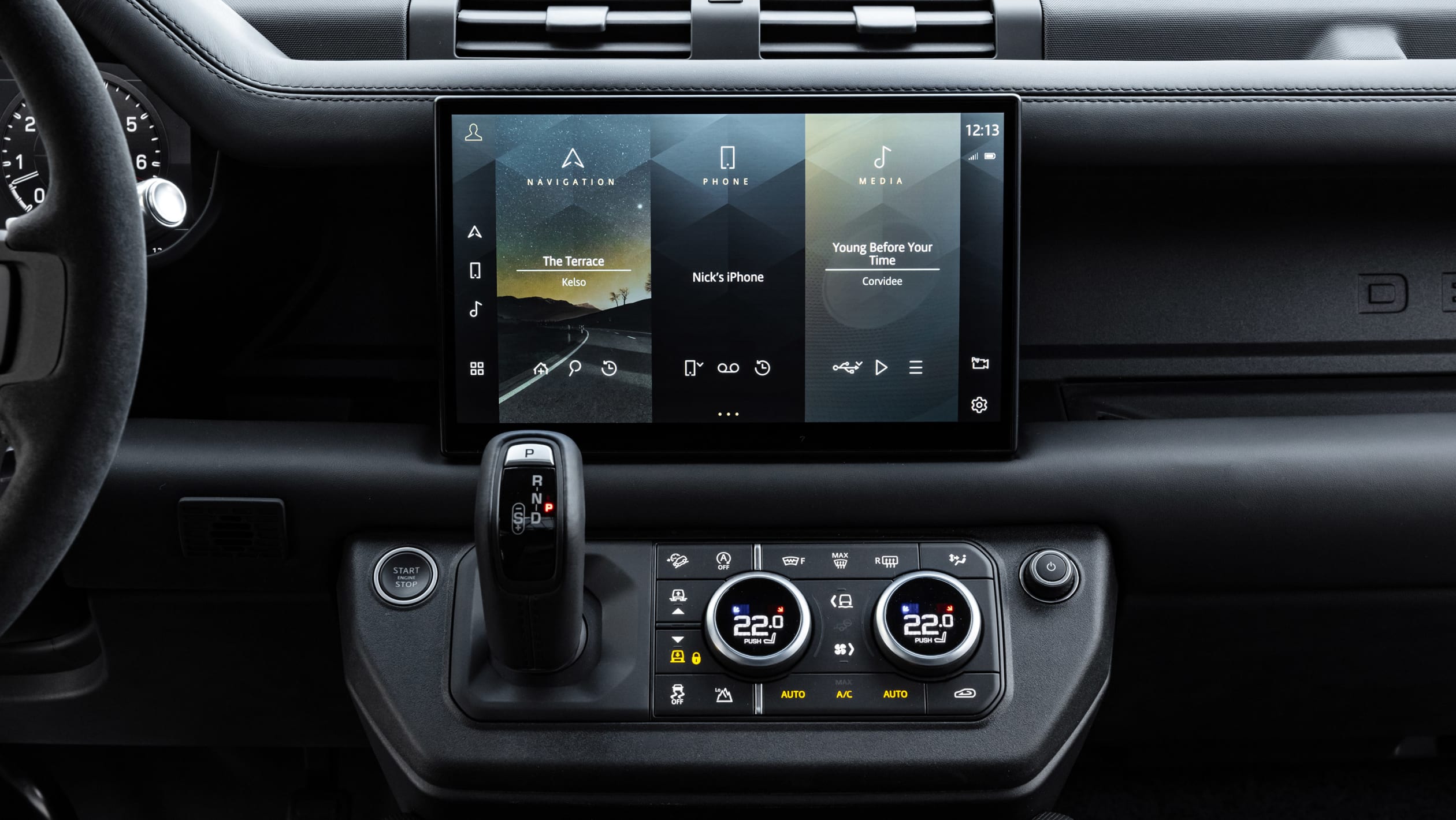 aria-label="Land Rover Defender V8 interior 2021 8"