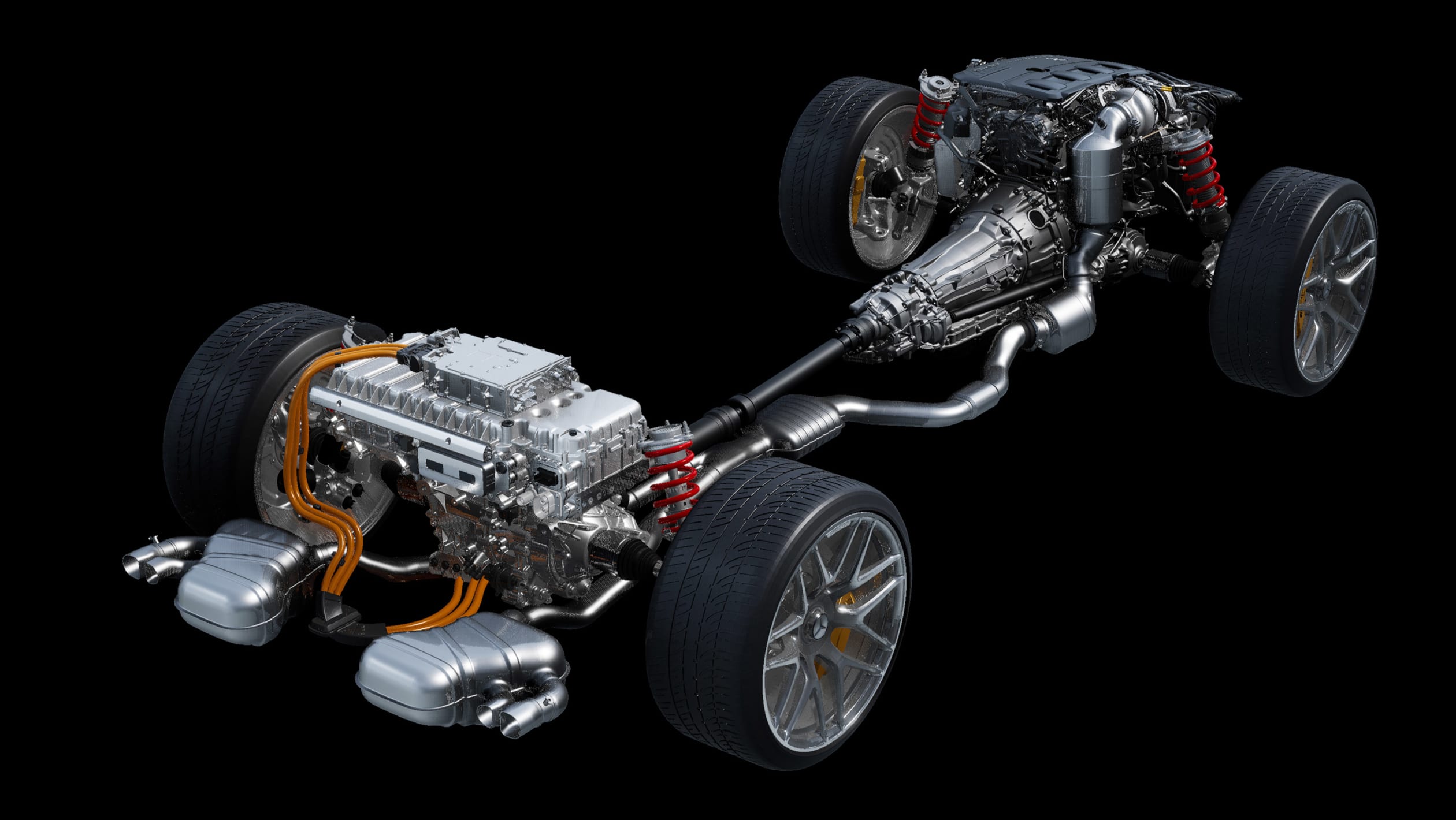2022 Mercedes AMG C63 powertrain