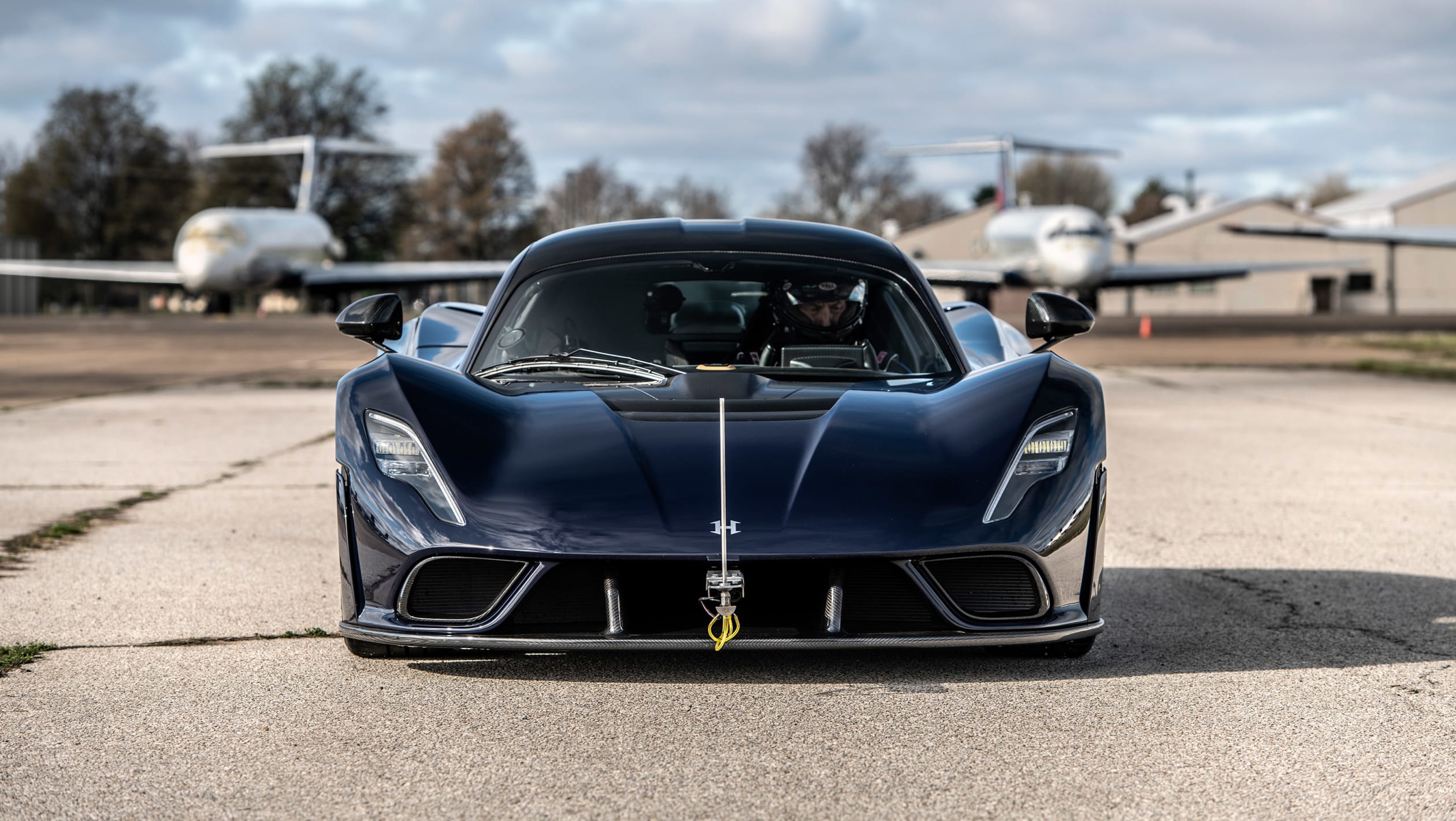 Hennessey Venom F5 aerodynamic tests 5