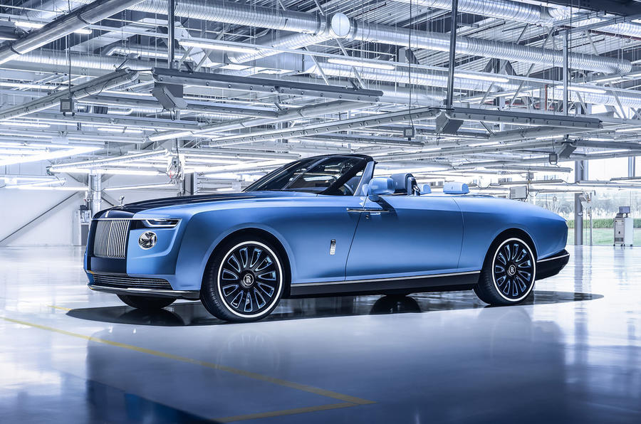 95 rolls royce boat tail 2021 official reveal studio front 0