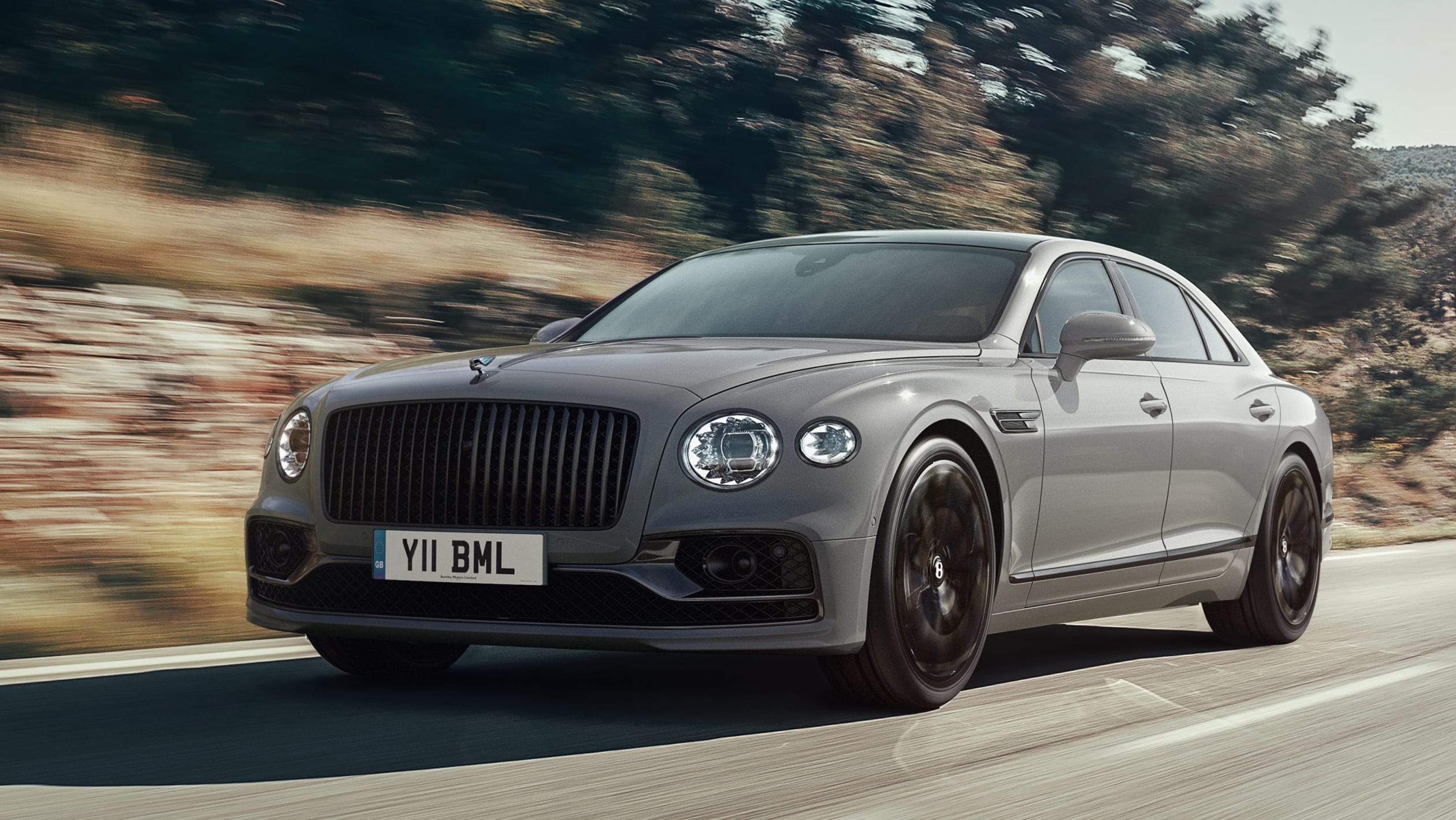 Bentley Flying Spur front tracking