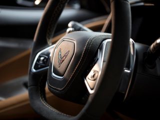 aria-label="9 corvette stingray c8 2019 fd steering wheel"