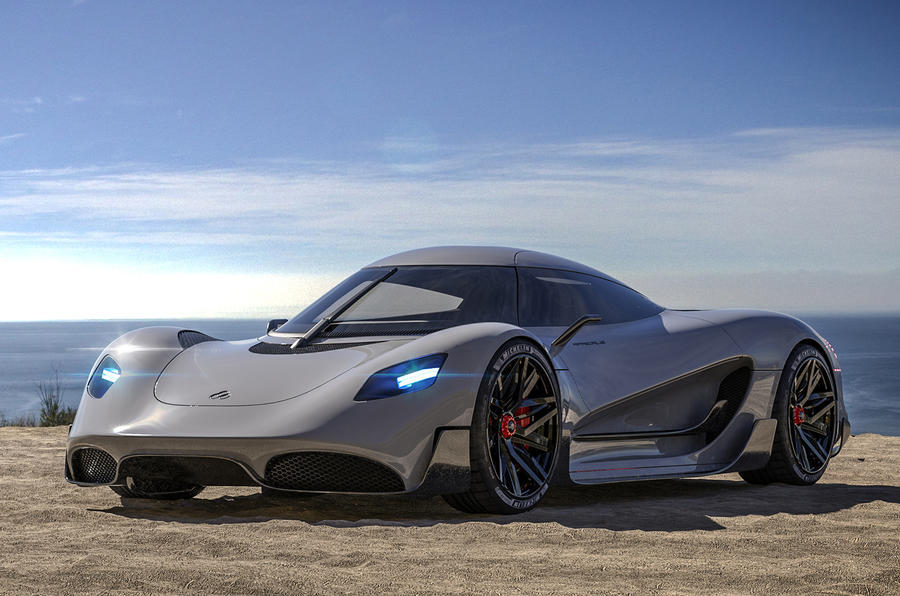 hydrogen fuel cell supercar