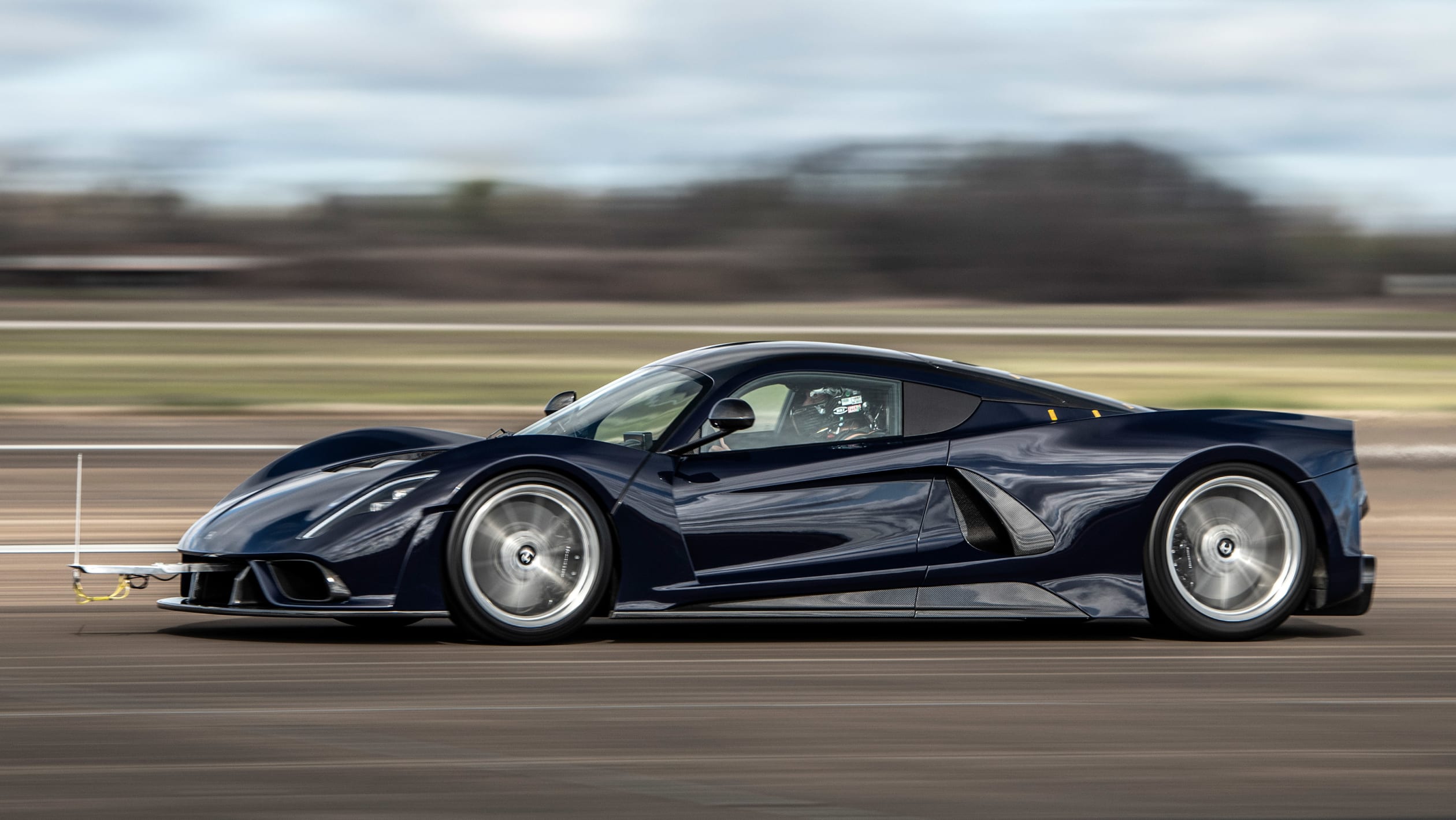 Hennessey Venom F5 aerodynamic tests 2