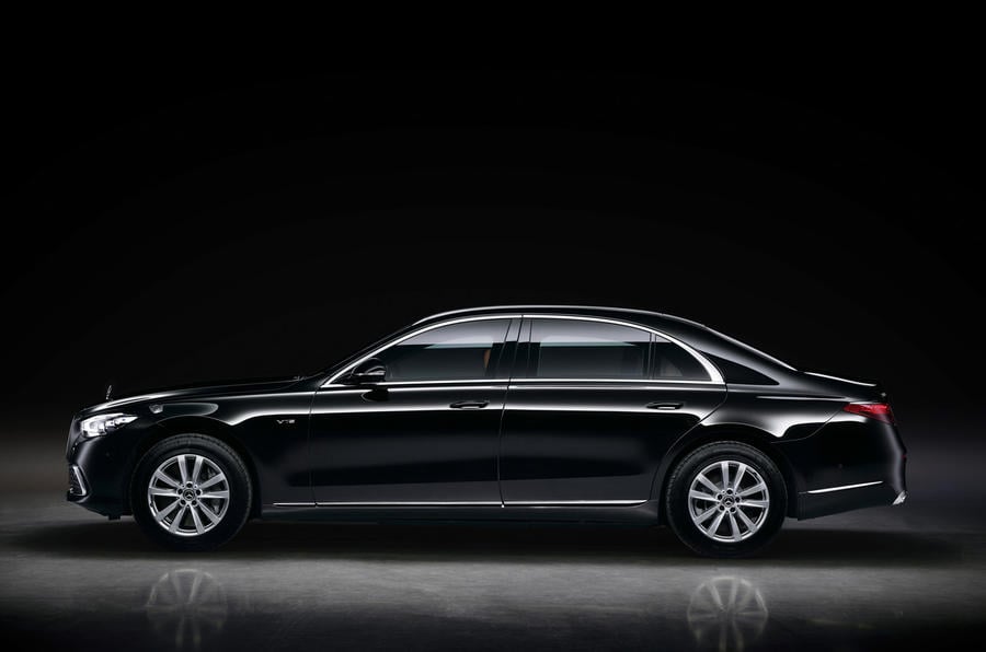 aria-label="Mercedes Benz S Class Guard bulletproof 2021 1"