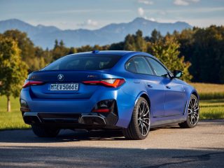 23 bmw i4 m50 2021 first drive review static rear