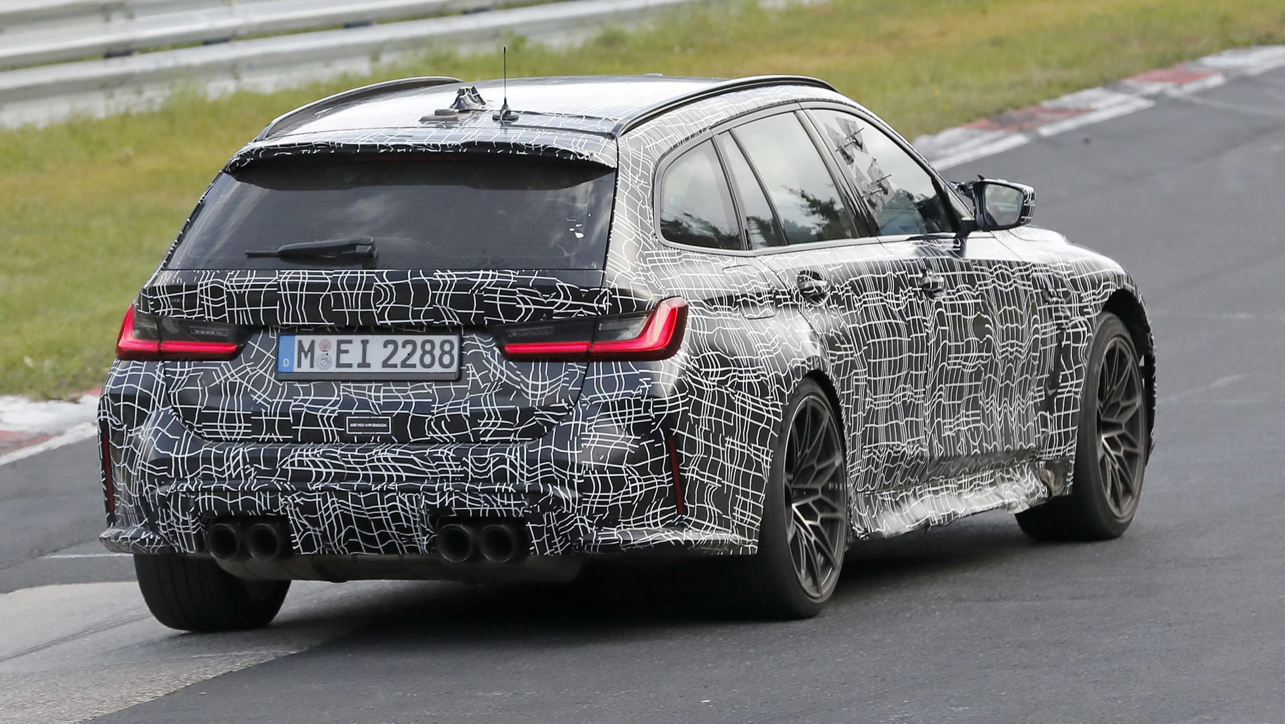 BMW M3 Touring spies Nurburgring