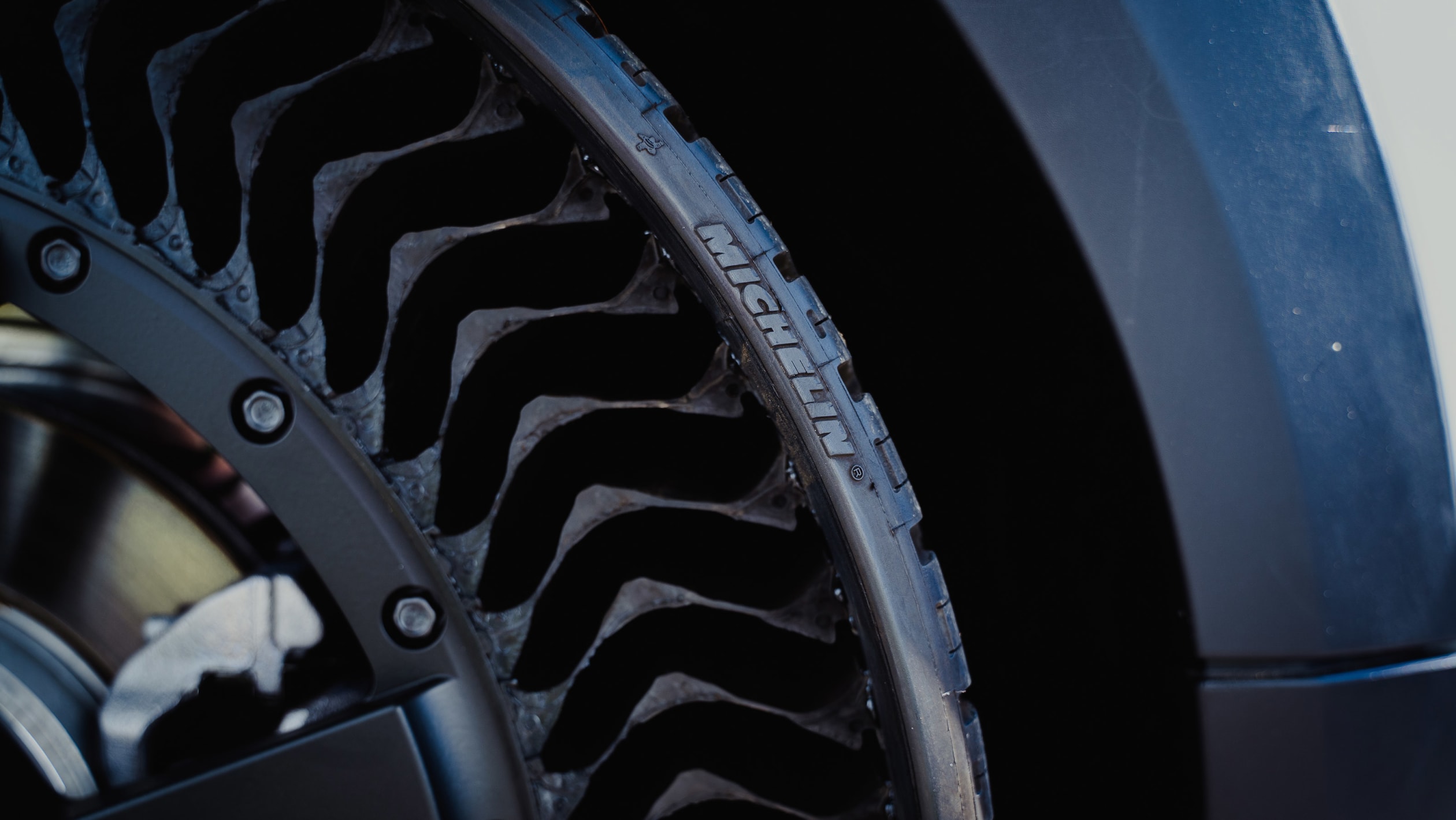 Michelin Uptis airless tyre