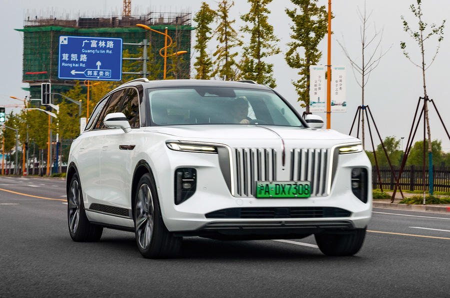 10 hongqi e hs9 2021 first drive review on road front