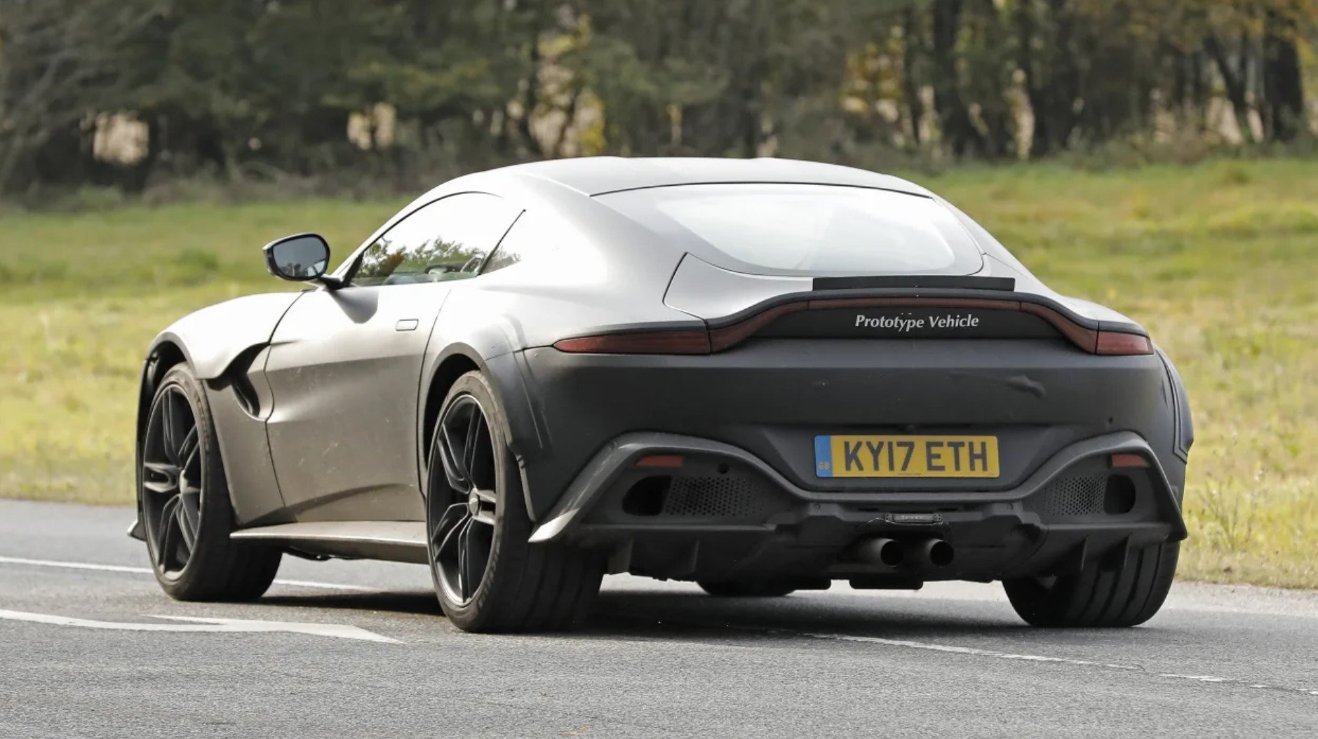 2022 Aston Martin V12 Vantage spy pics 3