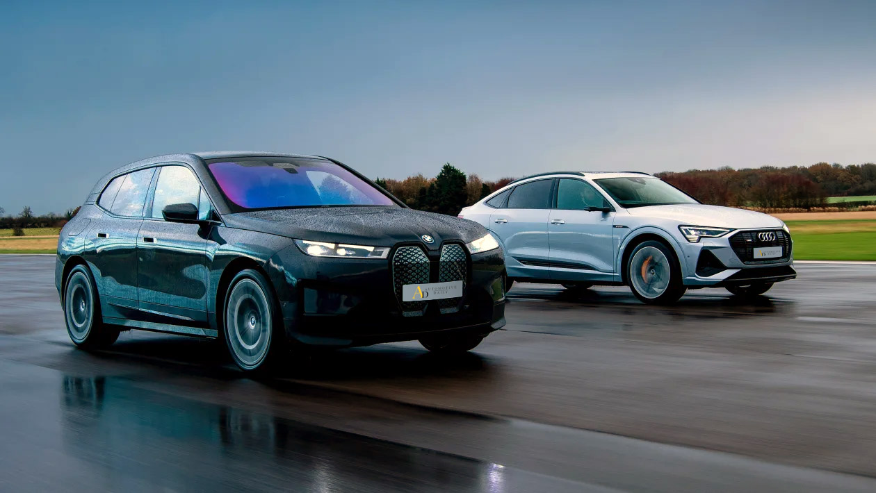 BMW ix Audi e tron comparison
