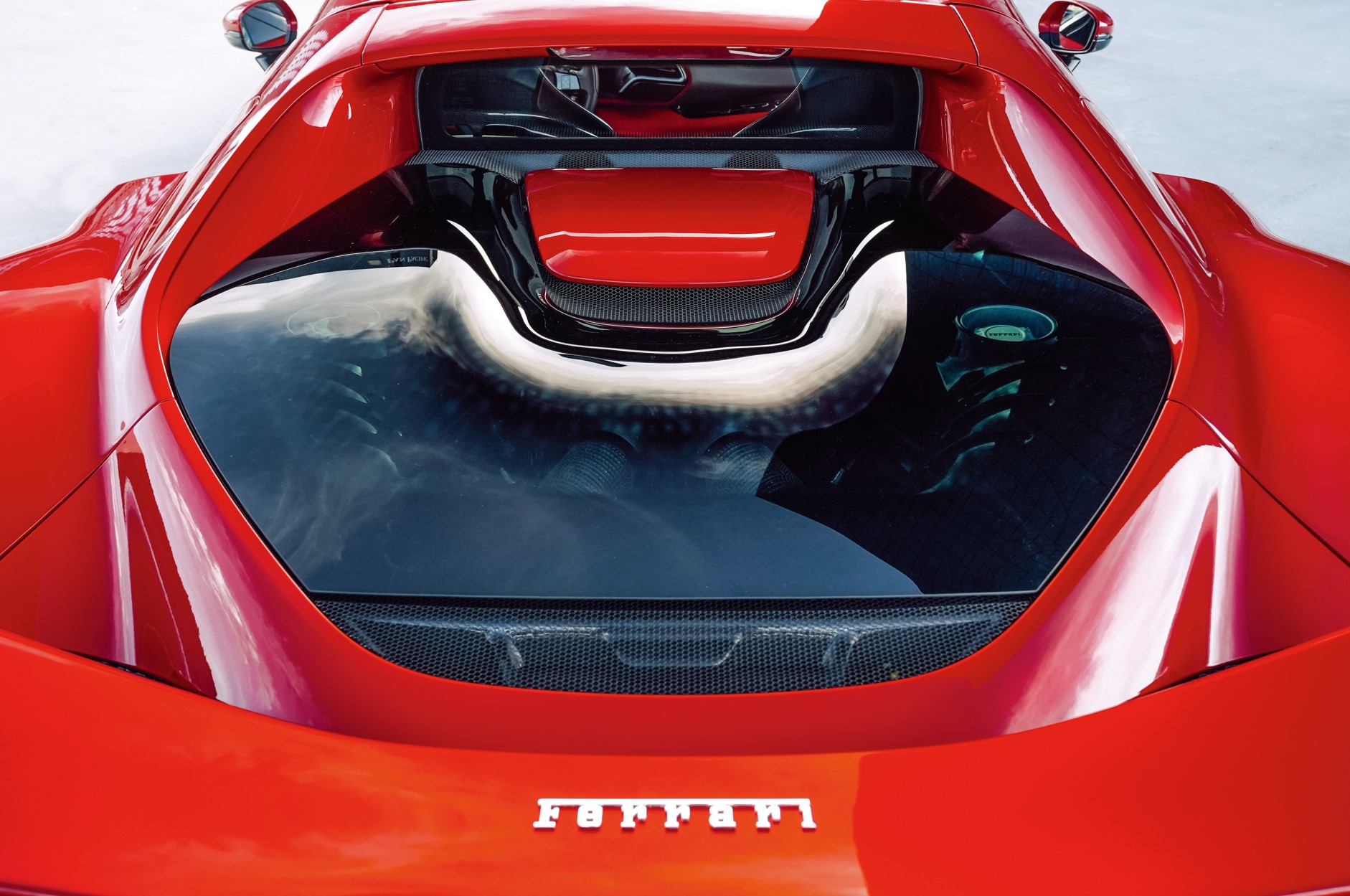 Ferrari GTB 296 Australia rear engine cover