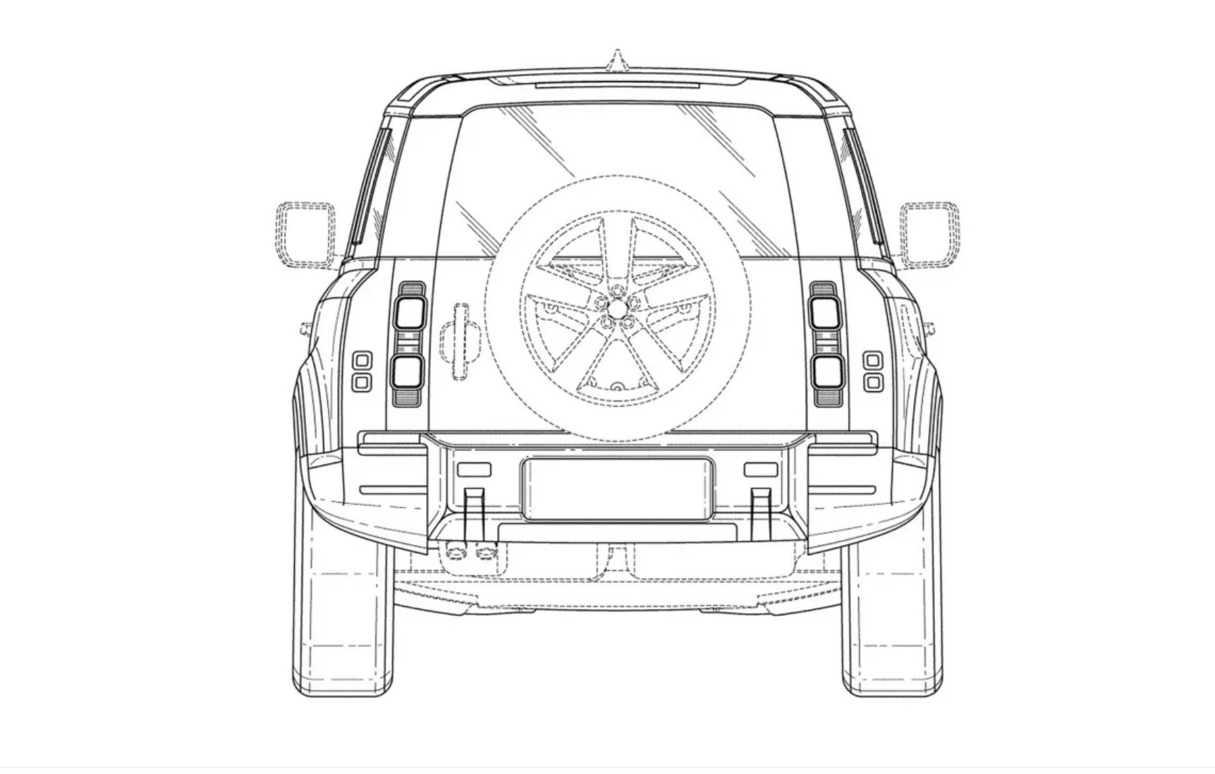 Land Rover Defender 130 patent images 4