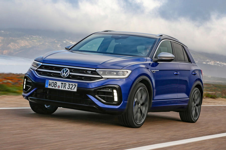 1 volkswagen t roc r 2022 first drive review tracking front