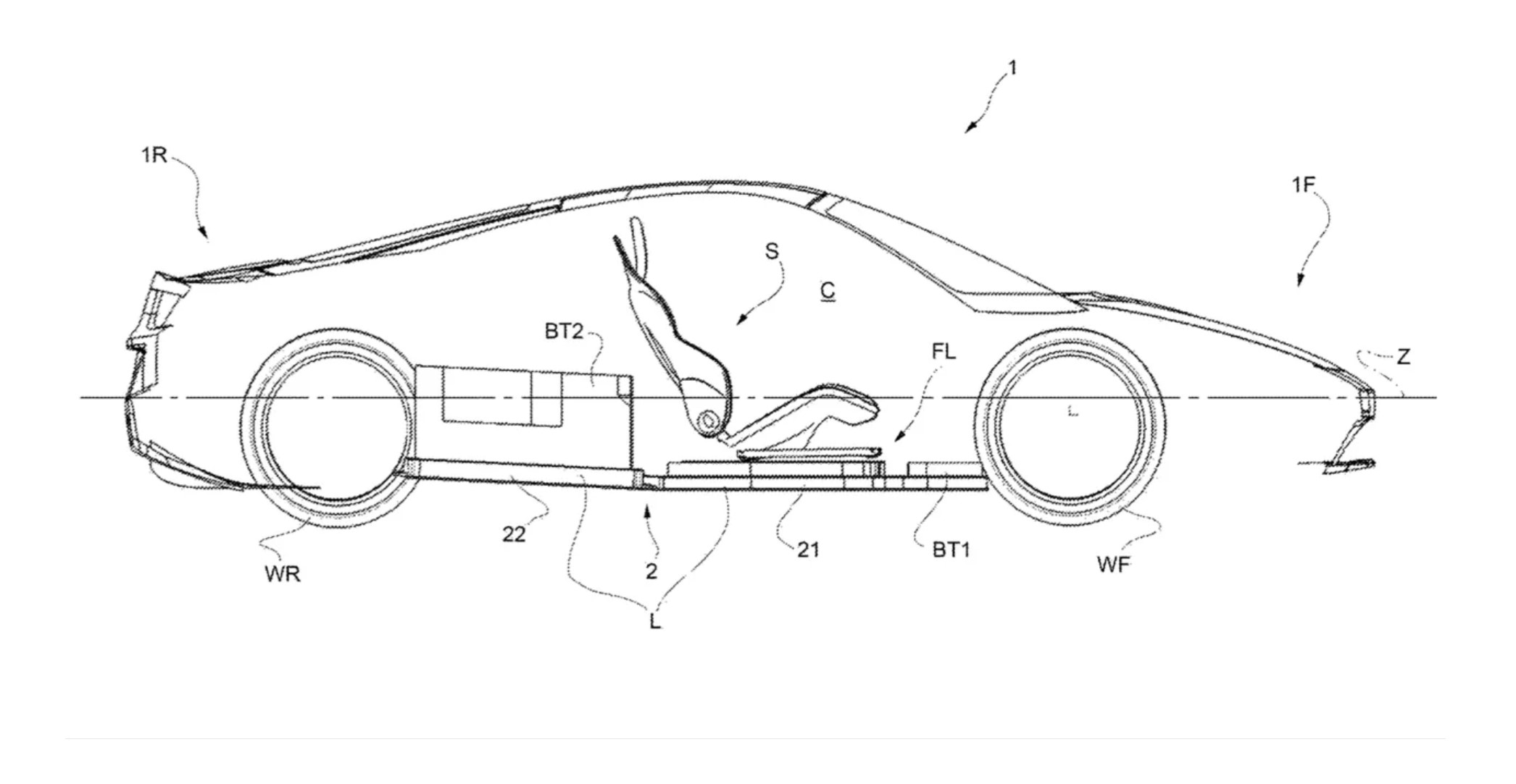 Ferrari electric patent drawing 1