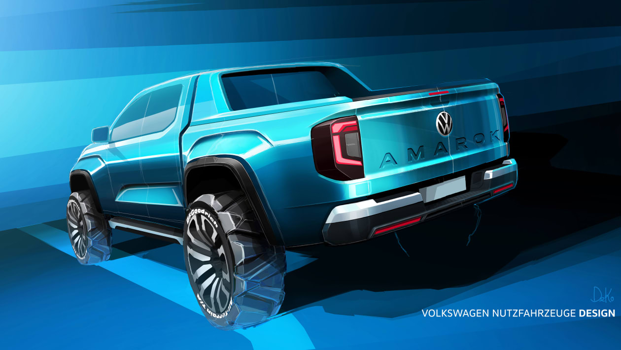 Volkswagen Amarok 2022 teaser images 2