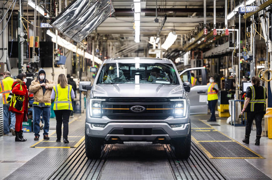 ford f truck production