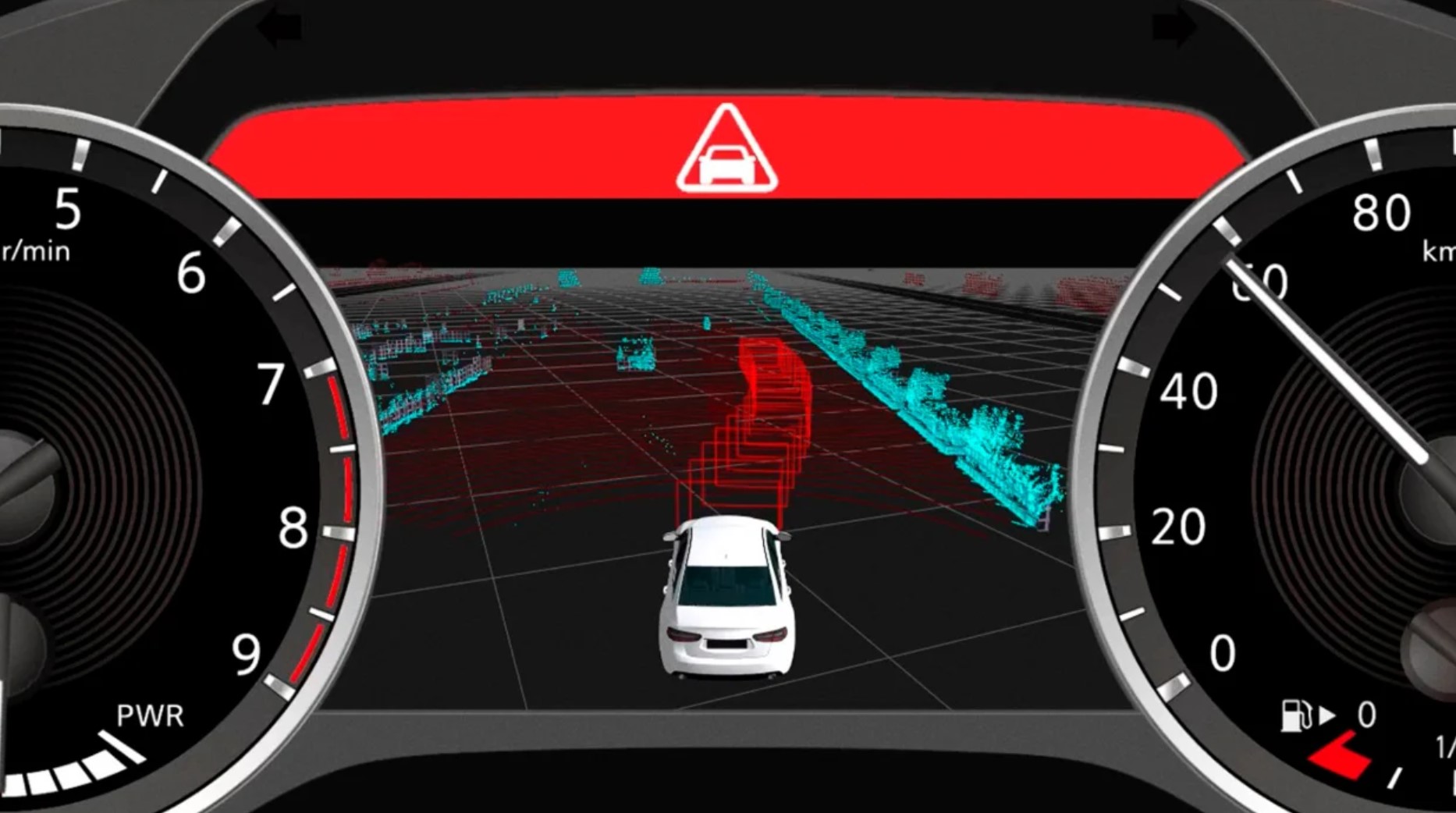 Autonomous driverless Nissan 5