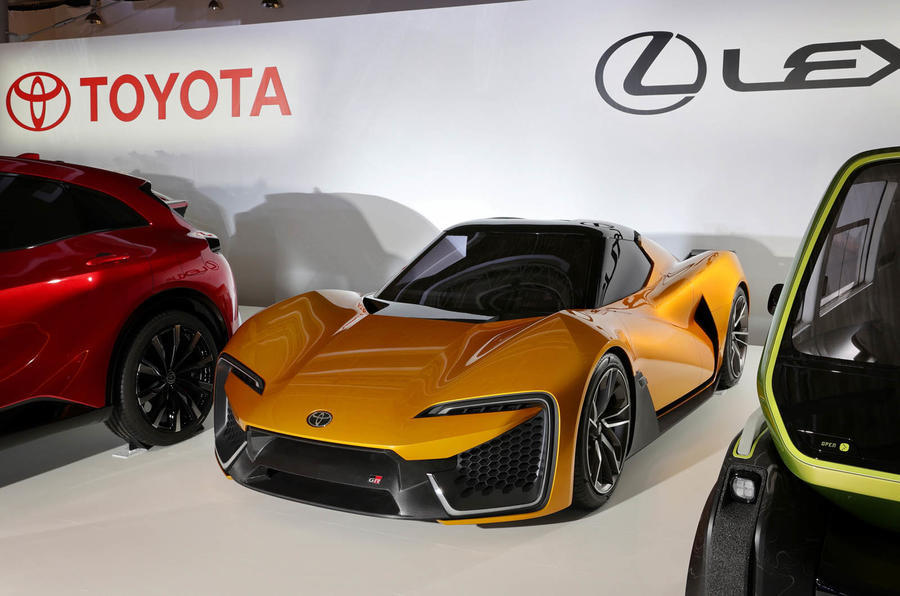 aria-label="98 toyota gr sports car concept front"