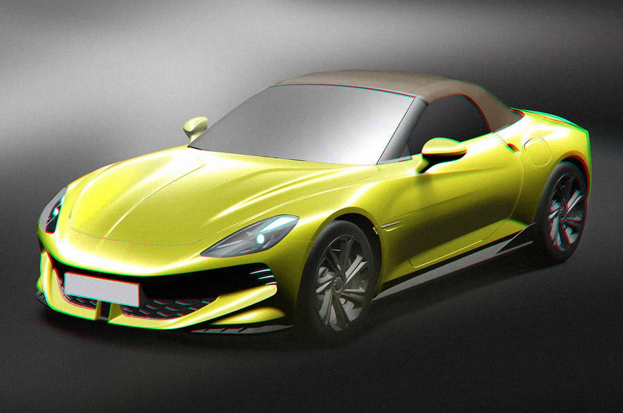 MG Cyberster electric sports car design revealed MG Cars Asia