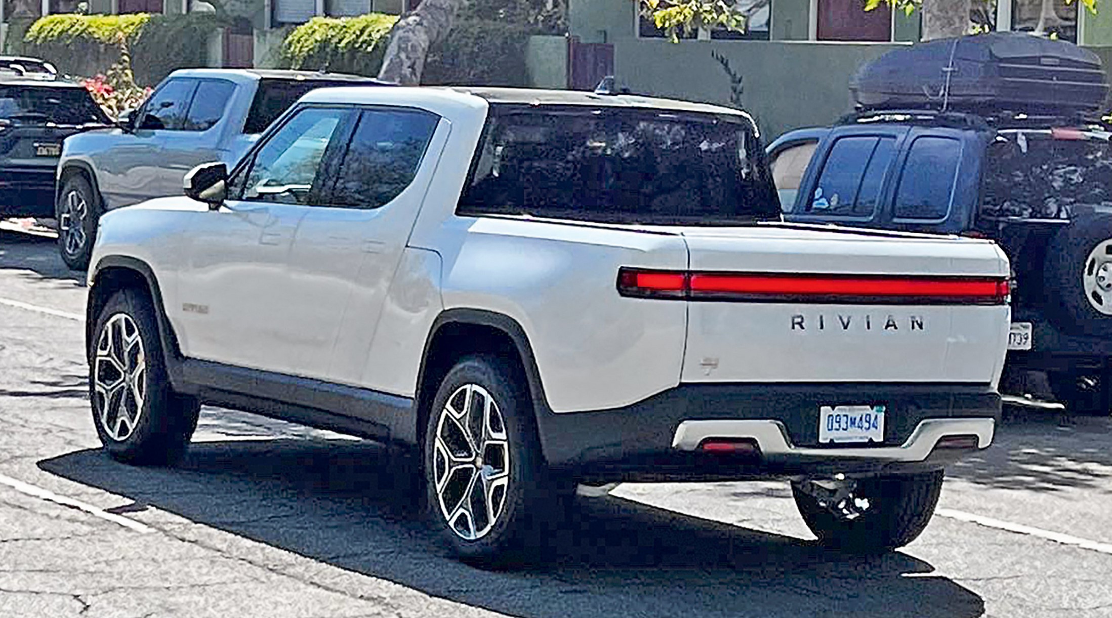 Rivian R1T first drive silver ute 2