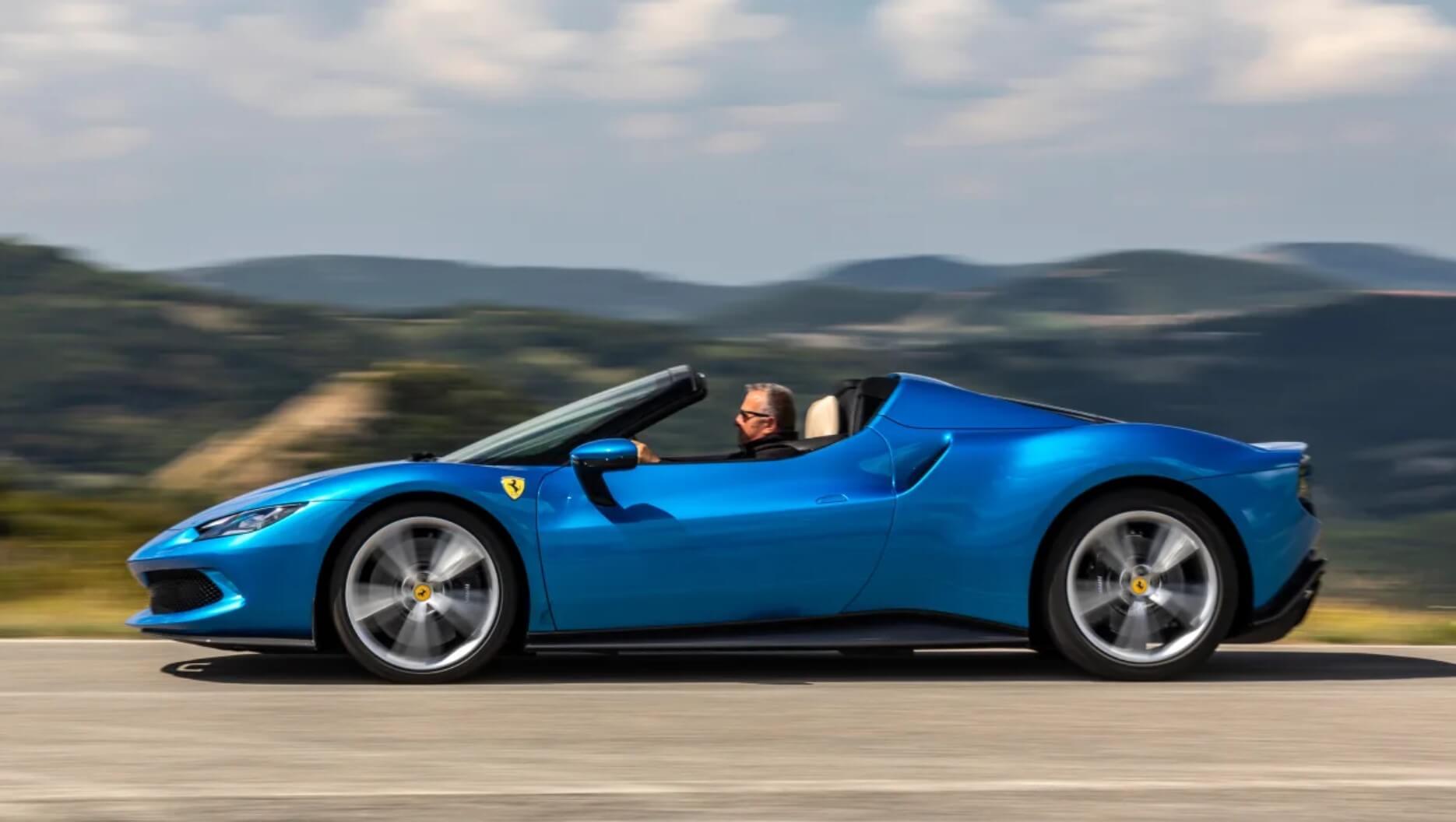 aria-label="Ferrari 296 GTS blue 4"