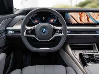 aria-label="2023 BMW i7 silver 14"