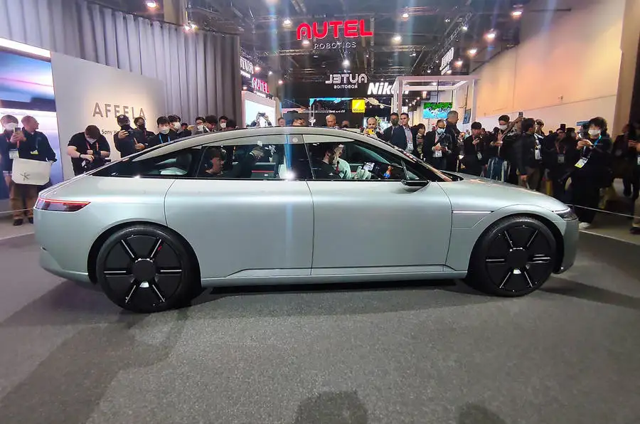 aria-label="sony honda afeela saloon concept at ces 648"