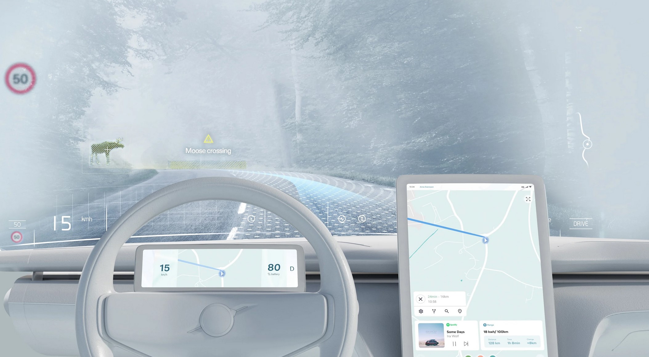 aria-label="BMW Volvo windscreen media screen augmented 2"