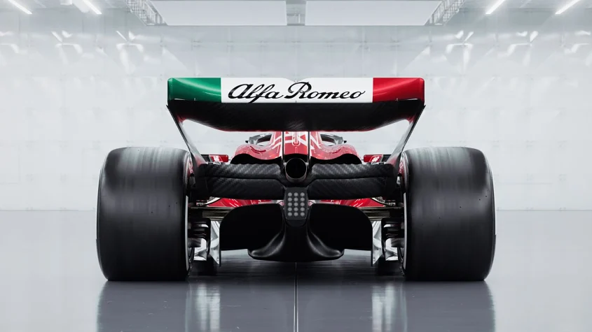 aria-label="Alfa Romeo F1 car"