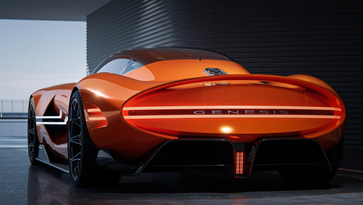 aria-label="Genesis X Gran Berlinetta Vision Gran Turismo Concept reveal 2023 2"
