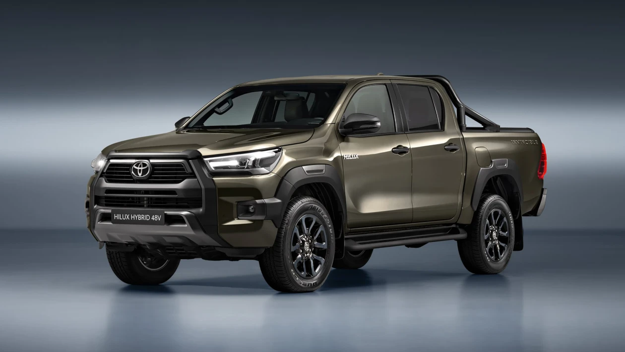 aria-label="Toyota Hilux Hybrid 48V reveal 2023"
