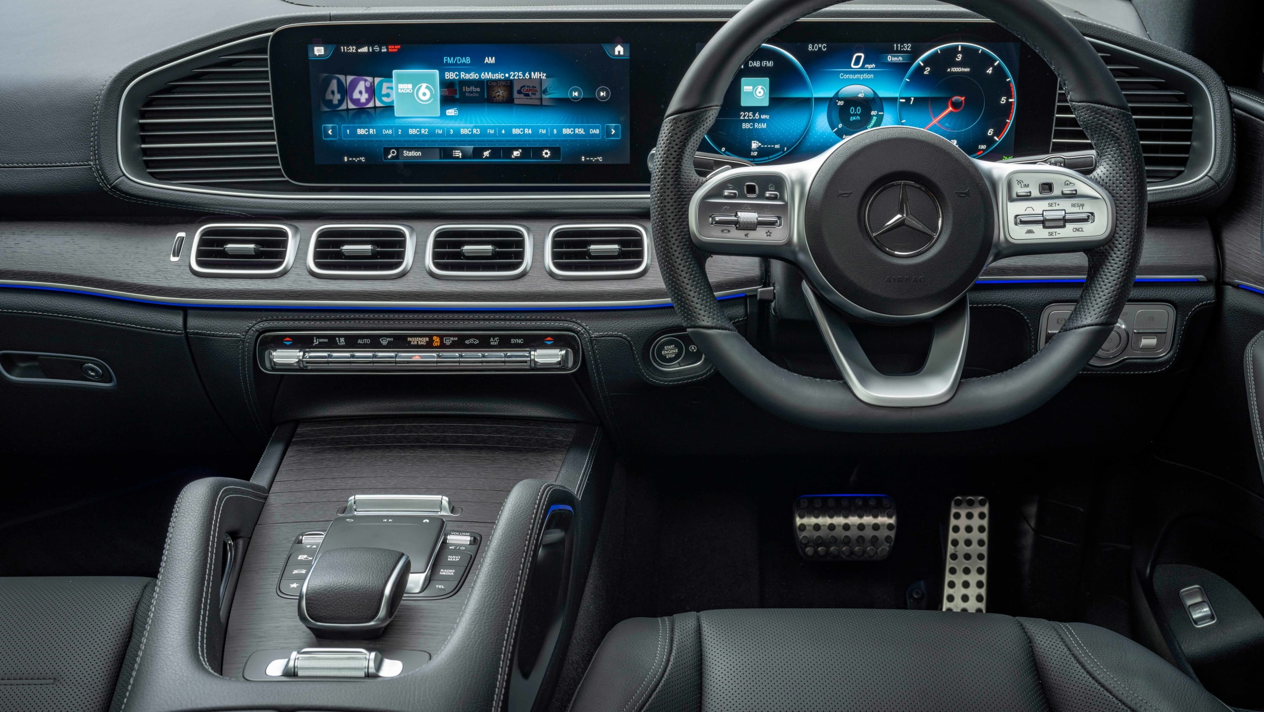 GLE Coupe front cabin